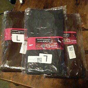 NWT 3 Pair Large Footless Tights/leggings 2 Brown 1 Black